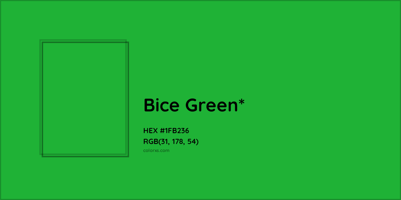 HEX #1FB236 Color Name, Color Code, Palettes, Similar Paints, Images
