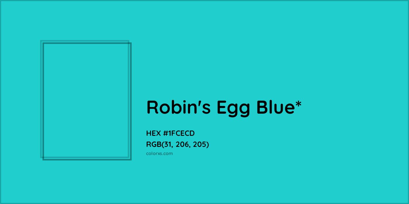HEX #1FCECD Color Name, Color Code, Palettes, Similar Paints, Images