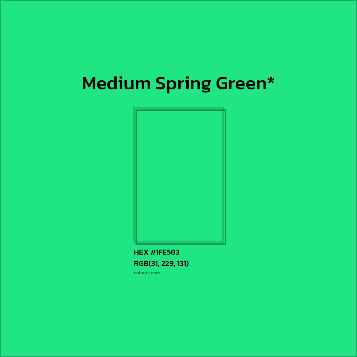 HEX #1FE583 Color Name, Color Code, Palettes, Similar Paints, Images