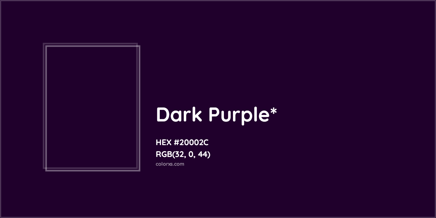 HEX #20002C Color Name, Color Code, Palettes, Similar Paints, Images
