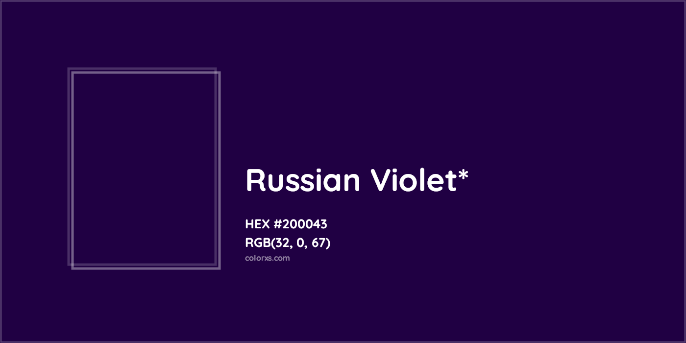 HEX #200043 Color Name, Color Code, Palettes, Similar Paints, Images
