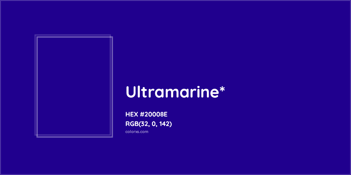 HEX #20008E Color Name, Color Code, Palettes, Similar Paints, Images