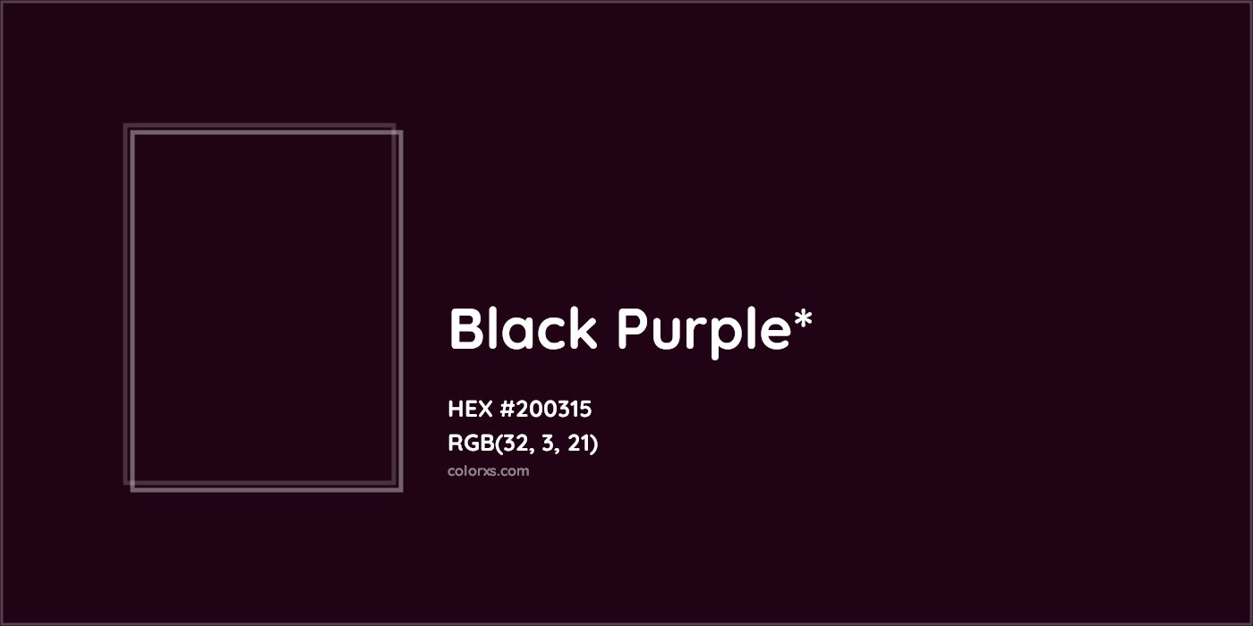 HEX #200315 Color Name, Color Code, Palettes, Similar Paints, Images