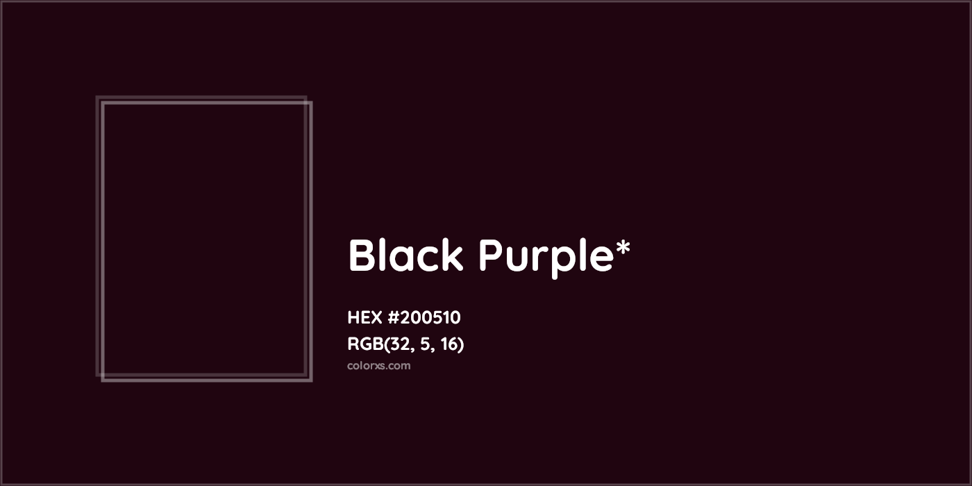 HEX #200510 Color Name, Color Code, Palettes, Similar Paints, Images