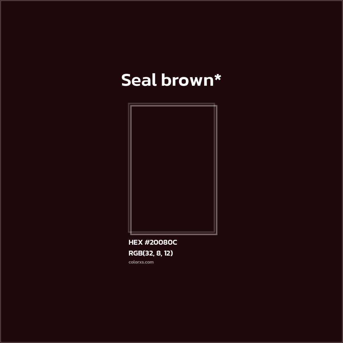 HEX #20080C Color Name, Color Code, Palettes, Similar Paints, Images
