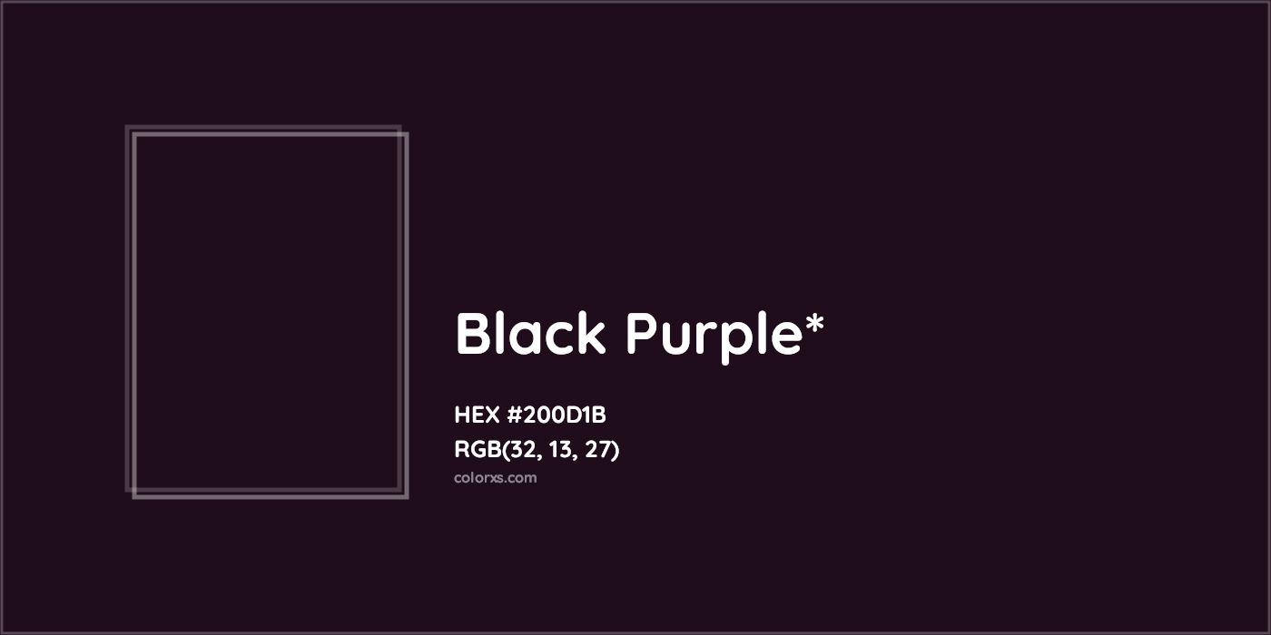HEX #200D1B Color Name, Color Code, Palettes, Similar Paints, Images