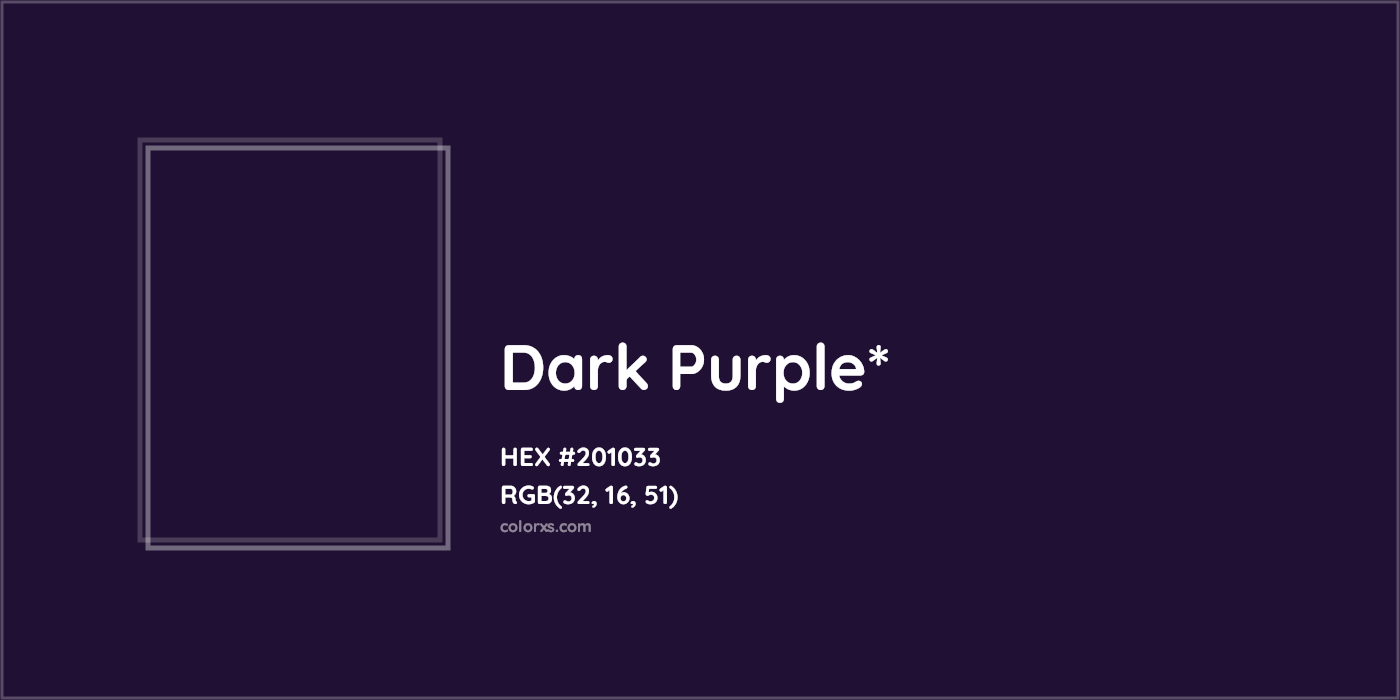 HEX #201033 Color Name, Color Code, Palettes, Similar Paints, Images