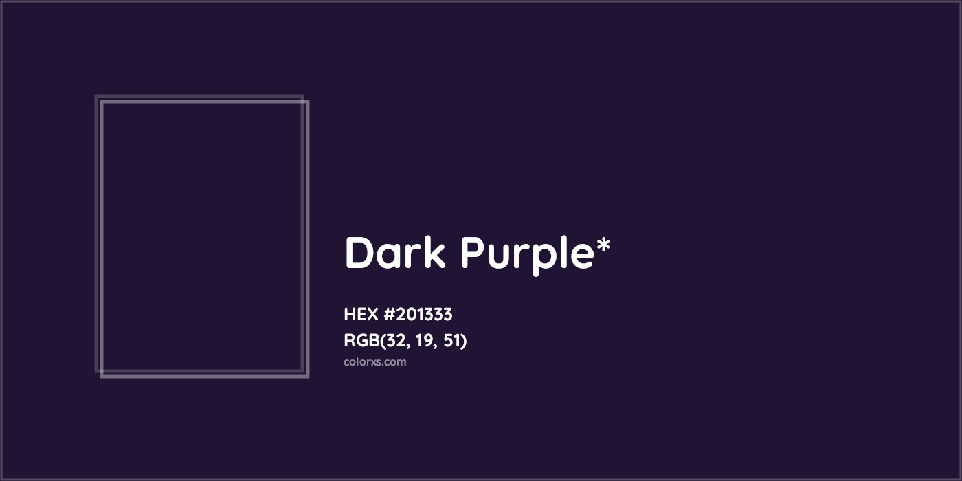 HEX #201333 Color Name, Color Code, Palettes, Similar Paints, Images
