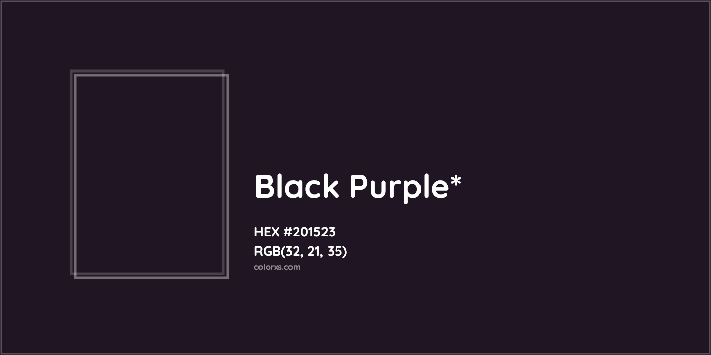 HEX #201523 Color Name, Color Code, Palettes, Similar Paints, Images