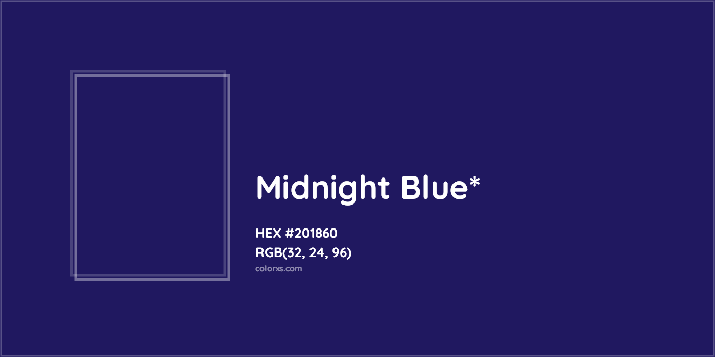 HEX #201860 Color Name, Color Code, Palettes, Similar Paints, Images