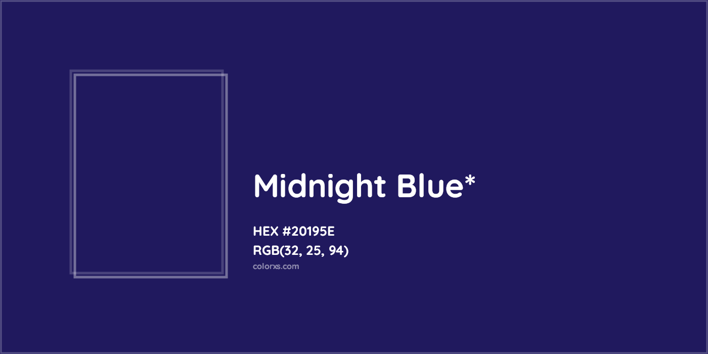 HEX #20195E Color Name, Color Code, Palettes, Similar Paints, Images