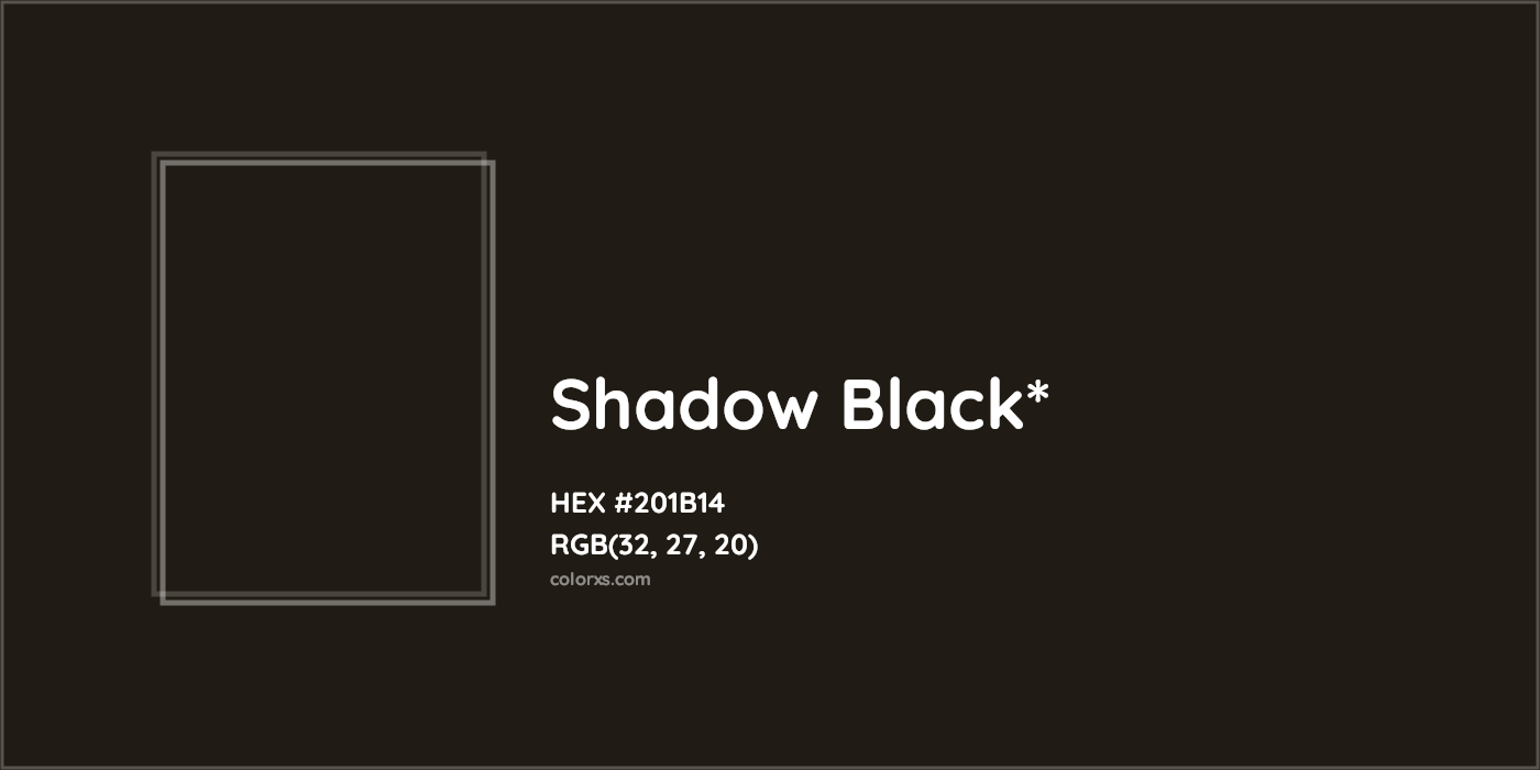 HEX #201B14 Color Name, Color Code, Palettes, Similar Paints, Images