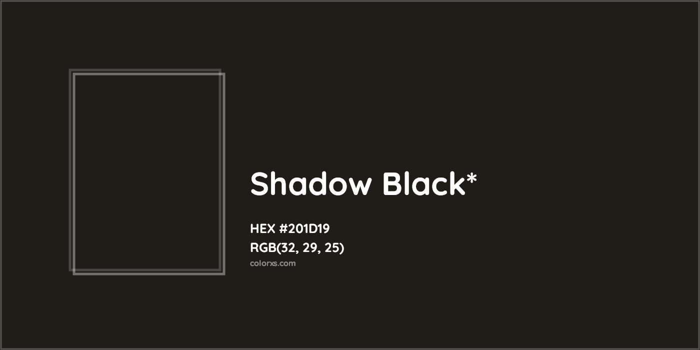 HEX #201D19 Color Name, Color Code, Palettes, Similar Paints, Images