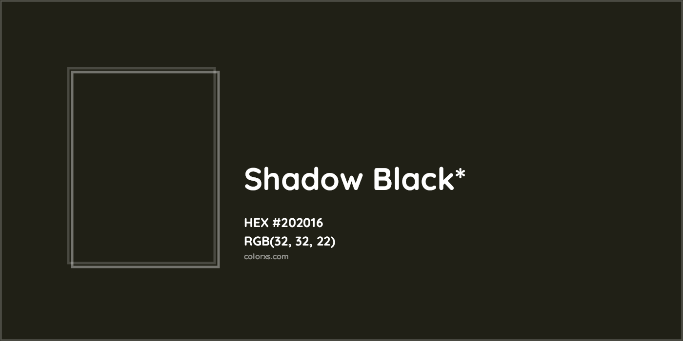 HEX #202016 Color Name, Color Code, Palettes, Similar Paints, Images