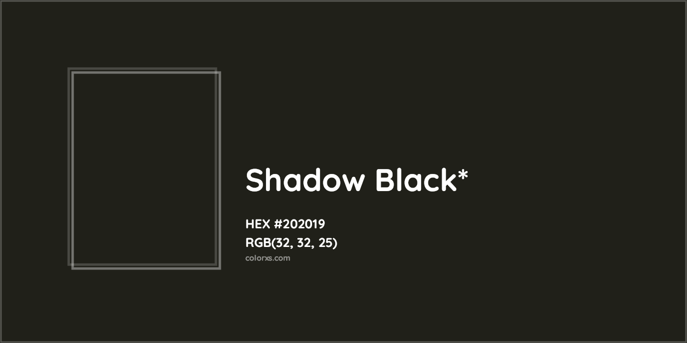 HEX #202019 Color Name, Color Code, Palettes, Similar Paints, Images