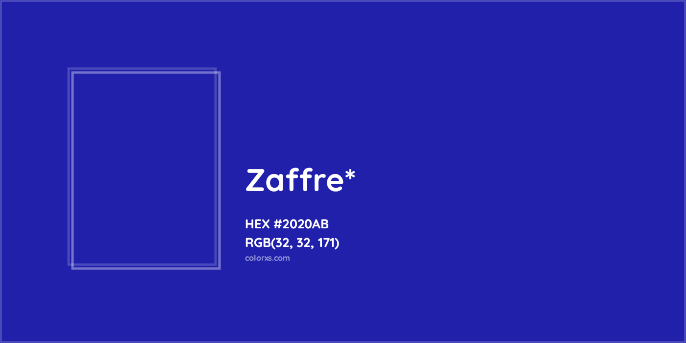 HEX #2020AB Color Name, Color Code, Palettes, Similar Paints, Images