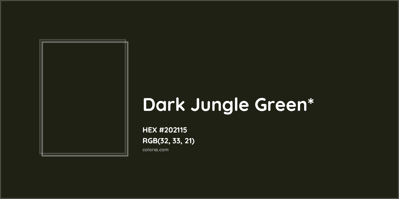 HEX #202115 Color Name, Color Code, Palettes, Similar Paints, Images