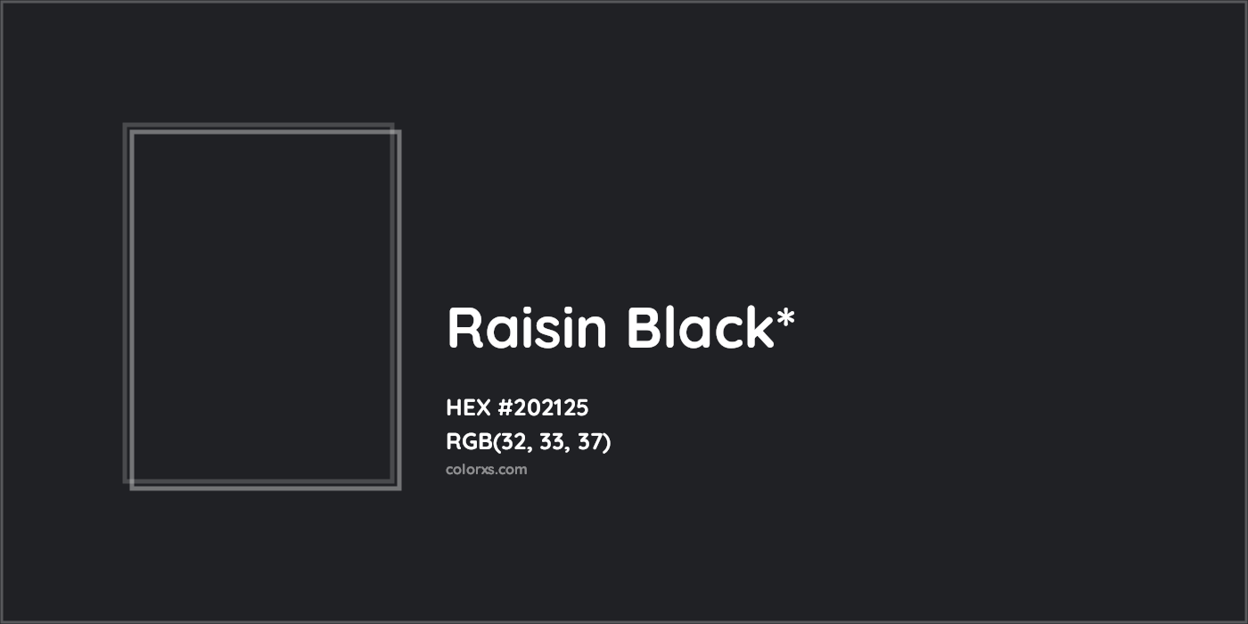 HEX #202125 Color Name, Color Code, Palettes, Similar Paints, Images