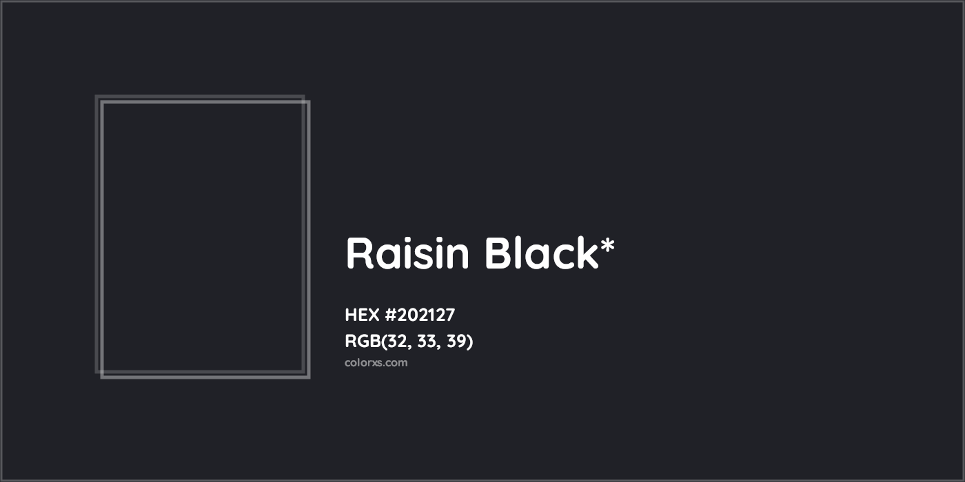 HEX #202127 Color Name, Color Code, Palettes, Similar Paints, Images