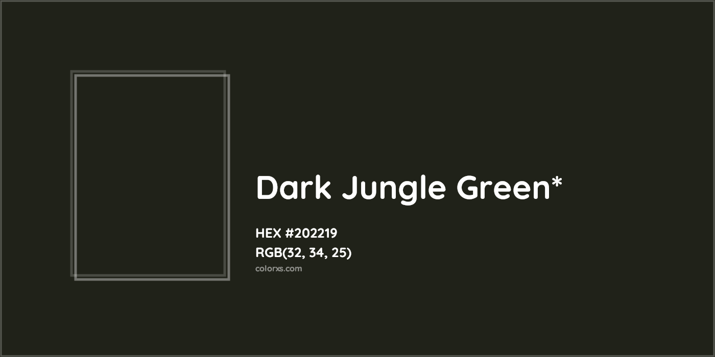 HEX #202219 Color Name, Color Code, Palettes, Similar Paints, Images