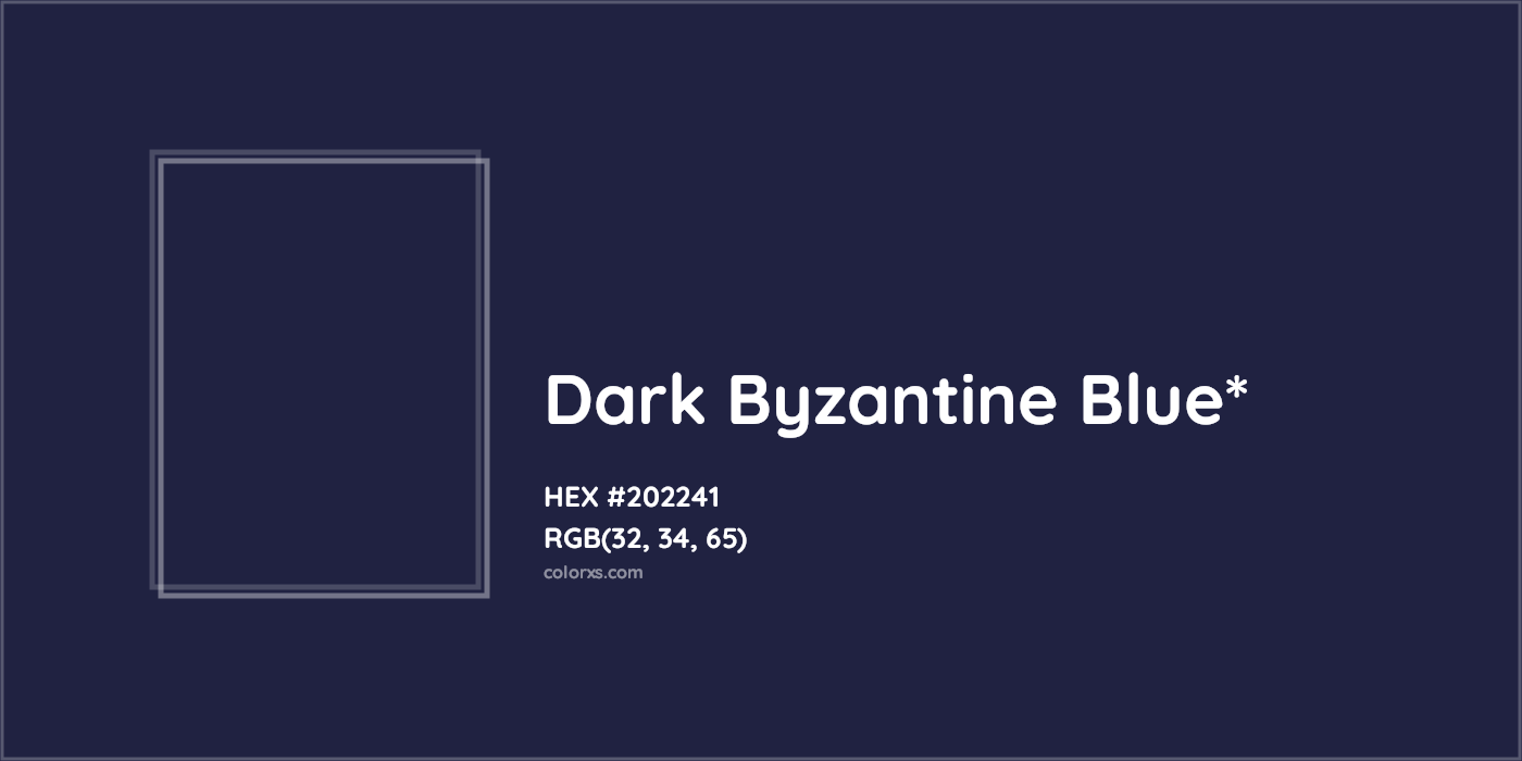 HEX #202241 Color Name, Color Code, Palettes, Similar Paints, Images