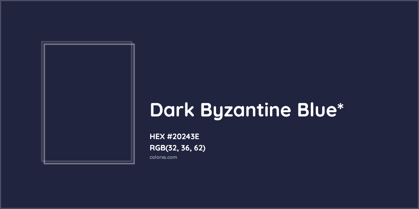 HEX #20243E Color Name, Color Code, Palettes, Similar Paints, Images