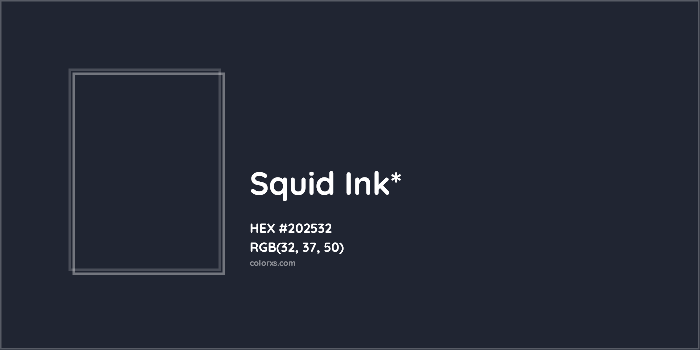 HEX #202532 Color Name, Color Code, Palettes, Similar Paints, Images