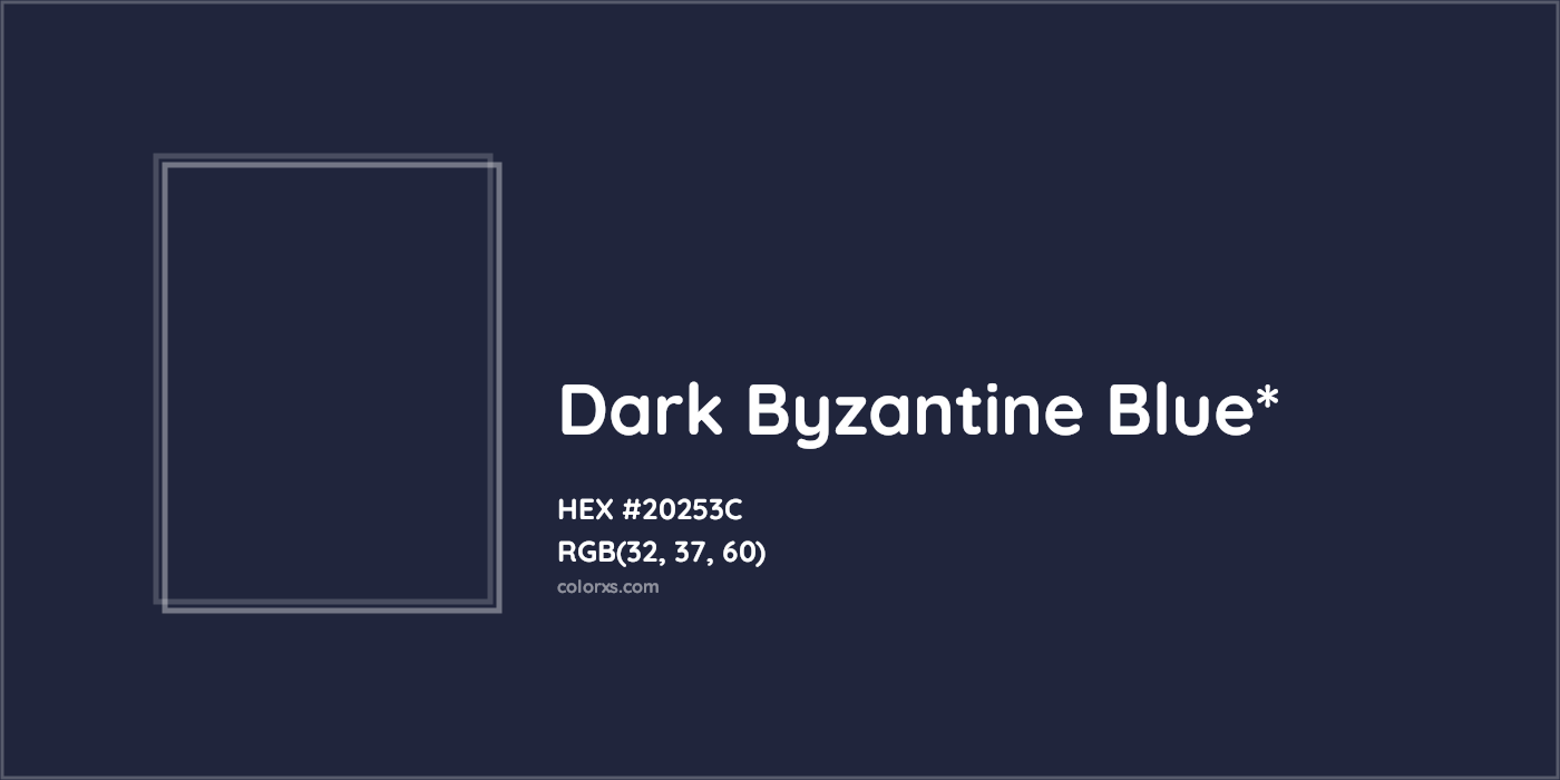HEX #20253C Color Name, Color Code, Palettes, Similar Paints, Images