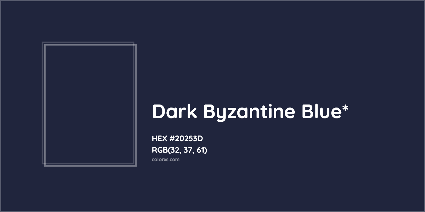 HEX #20253D Color Name, Color Code, Palettes, Similar Paints, Images