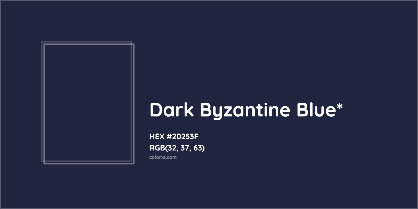 HEX #20253F Color Name, Color Code, Palettes, Similar Paints, Images