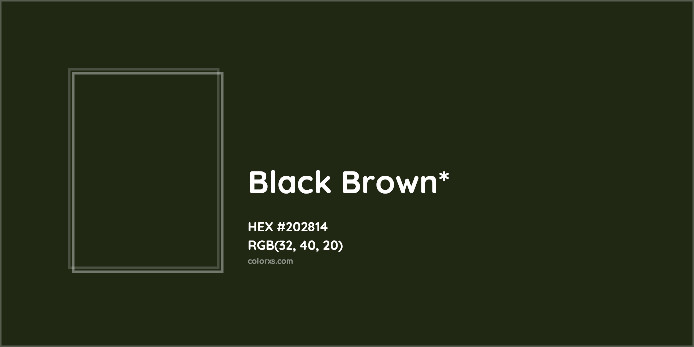 HEX #202814 Color Name, Color Code, Palettes, Similar Paints, Images