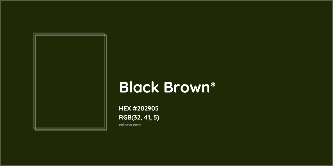HEX #202905 Color Name, Color Code, Palettes, Similar Paints, Images