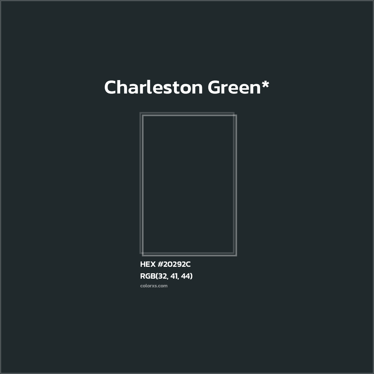 HEX #20292C Color Name, Color Code, Palettes, Similar Paints, Images