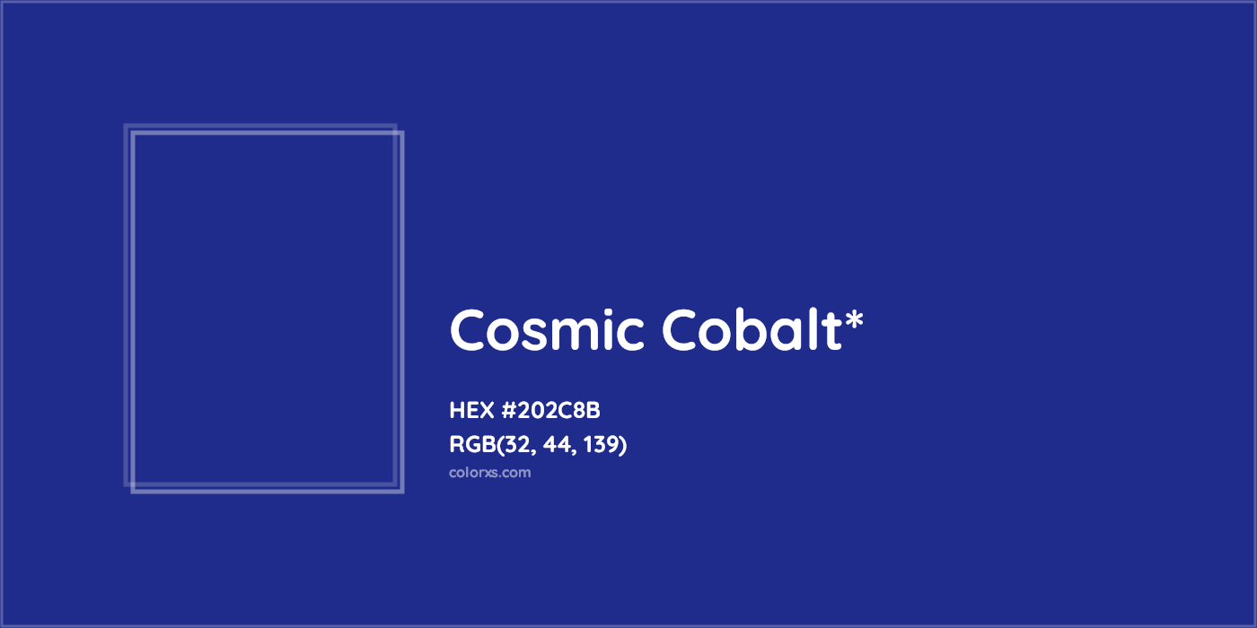 HEX #202C8B Color Name, Color Code, Palettes, Similar Paints, Images