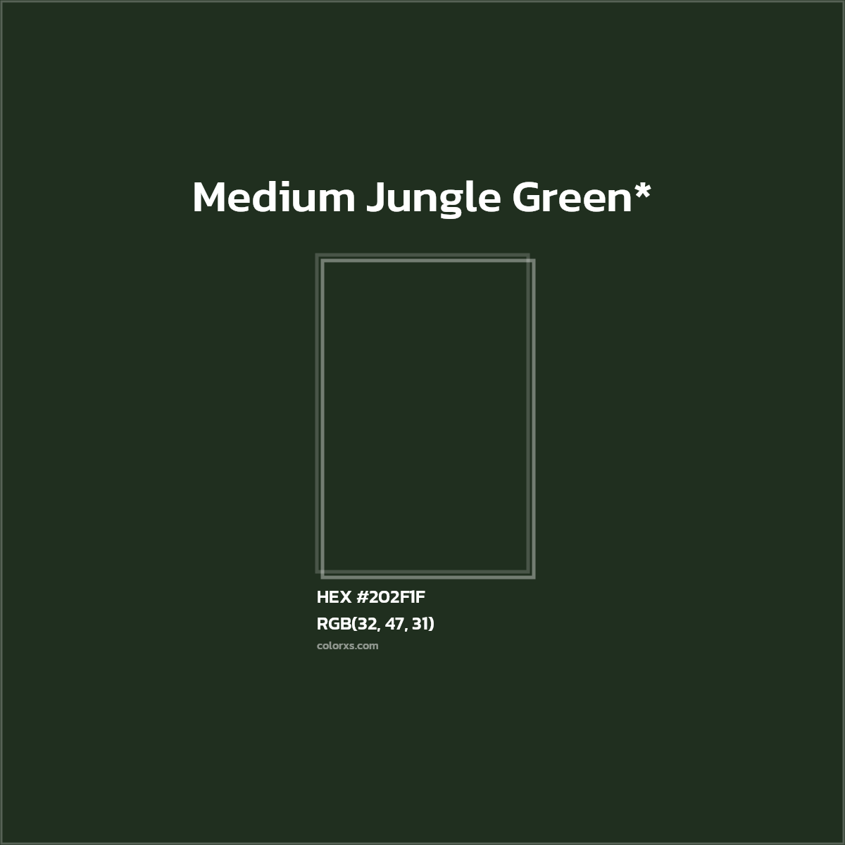 HEX #202F1F Color Name, Color Code, Palettes, Similar Paints, Images