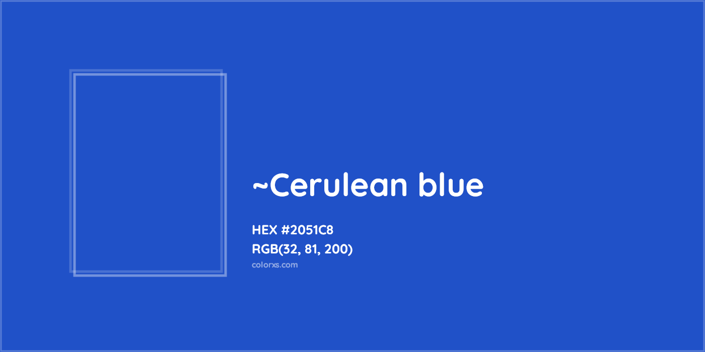 HEX #2051C8 Color Name, Color Code, Palettes, Similar Paints, Images