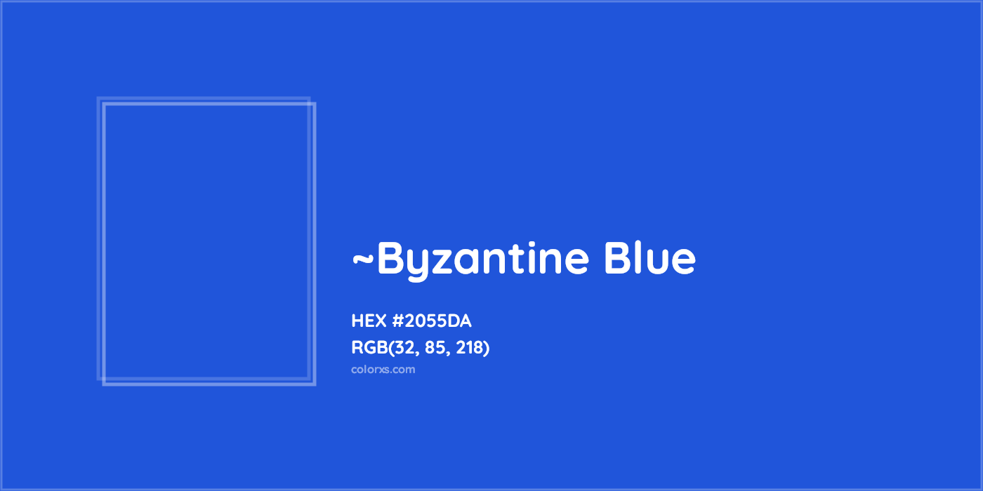 HEX #2055DA Color Name, Color Code, Palettes, Similar Paints, Images