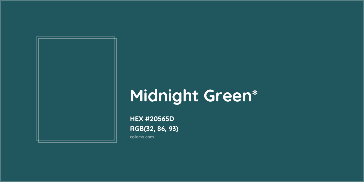 HEX #20565D Color Name, Color Code, Palettes, Similar Paints, Images