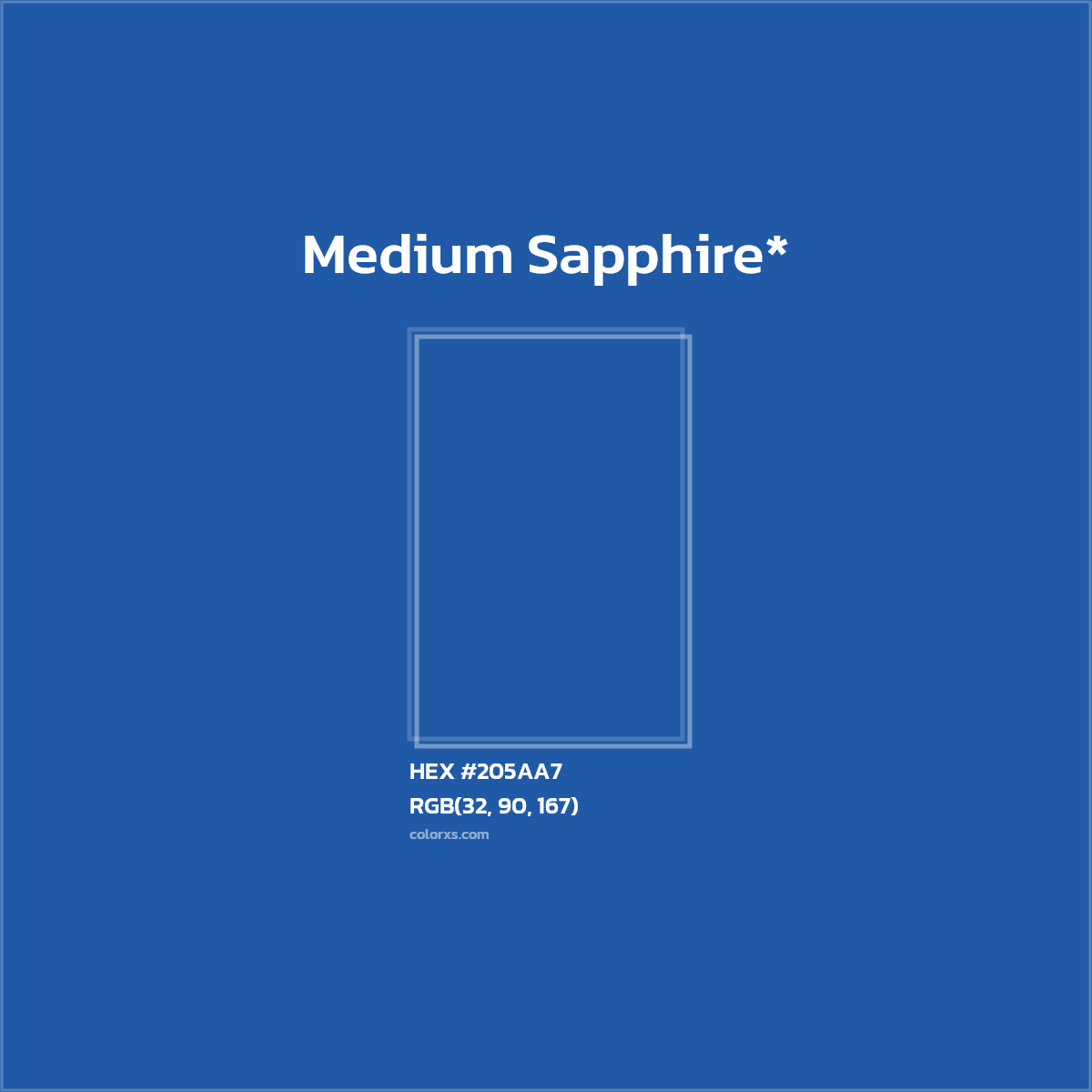 HEX #205AA7 Color Name, Color Code, Palettes, Similar Paints, Images