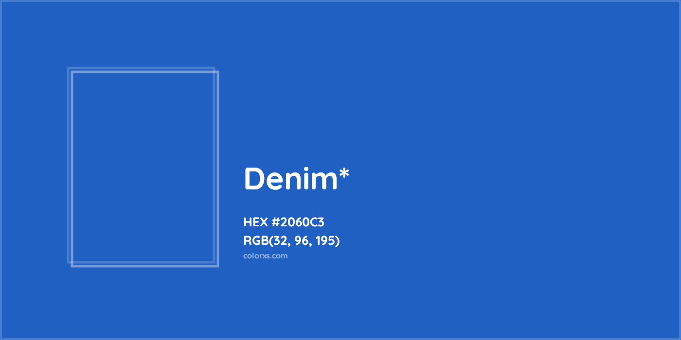 HEX #2060C3 Color Name, Color Code, Palettes, Similar Paints, Images