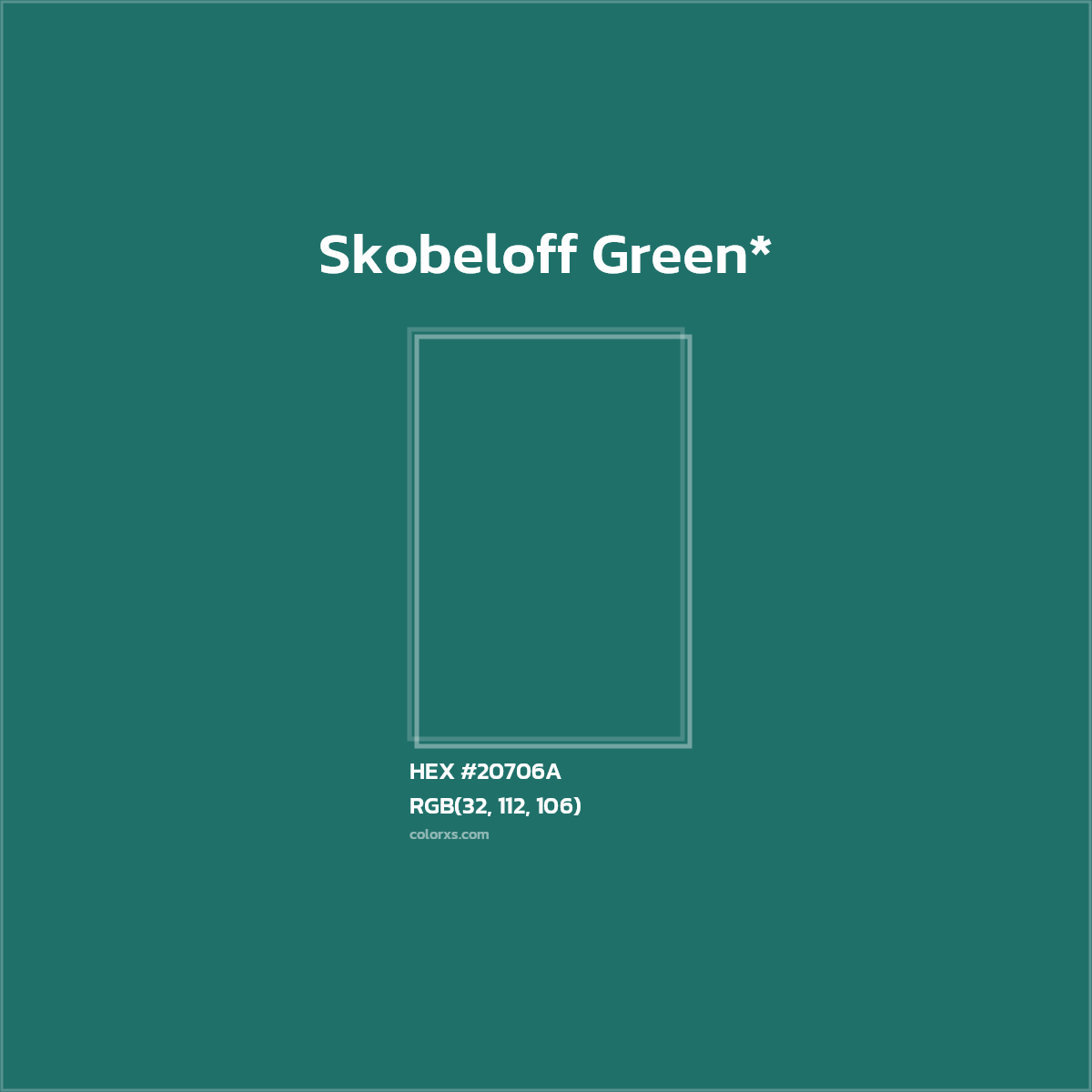 HEX #20706A Color Name, Color Code, Palettes, Similar Paints, Images