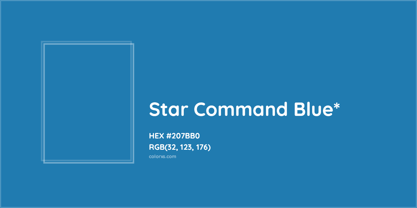 HEX #207BB0 Color Name, Color Code, Palettes, Similar Paints, Images