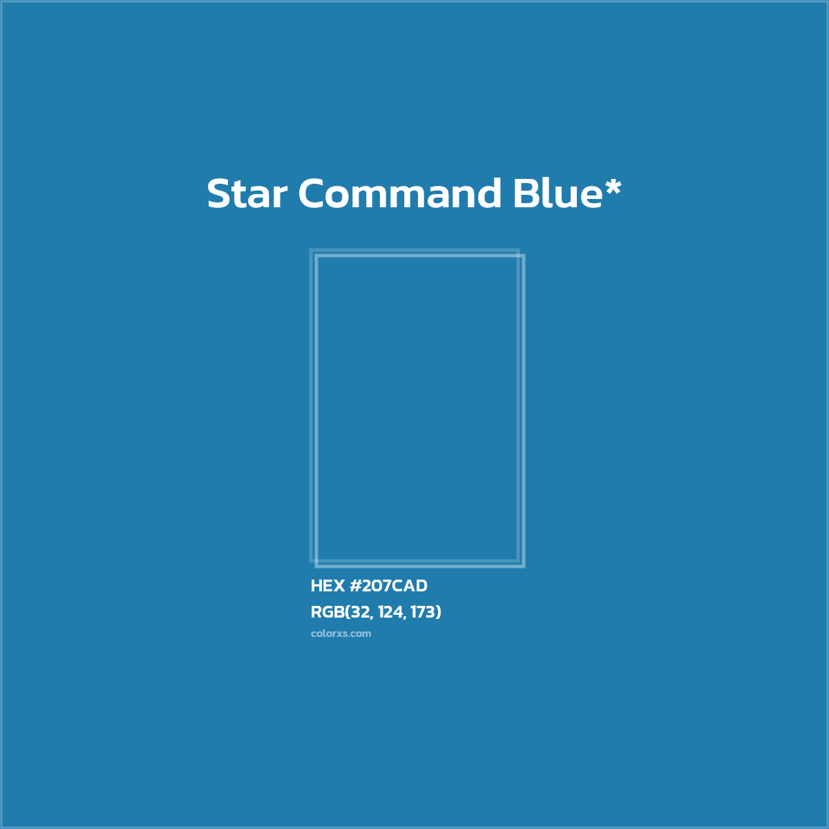 HEX #207CAD Color Name, Color Code, Palettes, Similar Paints, Images