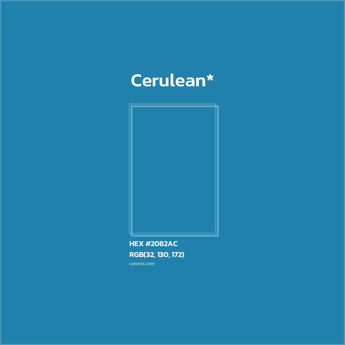 HEX #2082AC Color Name, Color Code, Palettes, Similar Paints, Images