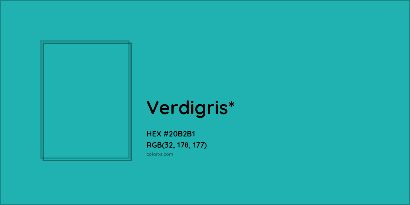 HEX #20B2B1 Color Name, Color Code, Palettes, Similar Paints, Images
