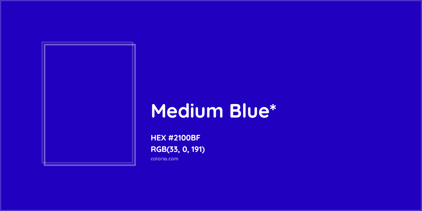 HEX #2100BF Color Name, Color Code, Palettes, Similar Paints, Images