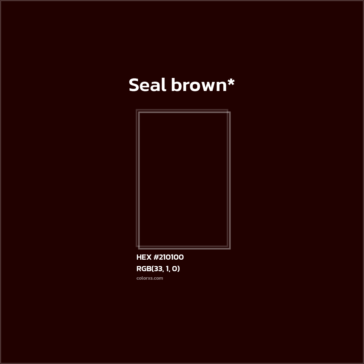 HEX #210100 Color Name, Color Code, Palettes, Similar Paints, Images