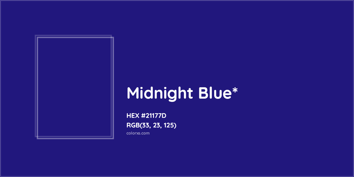 HEX #21177D Color Name, Color Code, Palettes, Similar Paints, Images