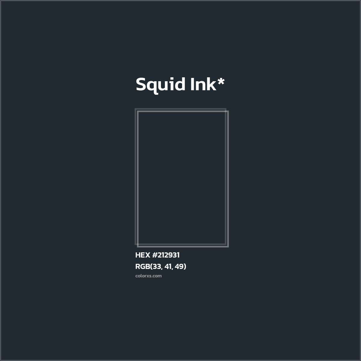 HEX #212931 Color Name, Color Code, Palettes, Similar Paints, Images