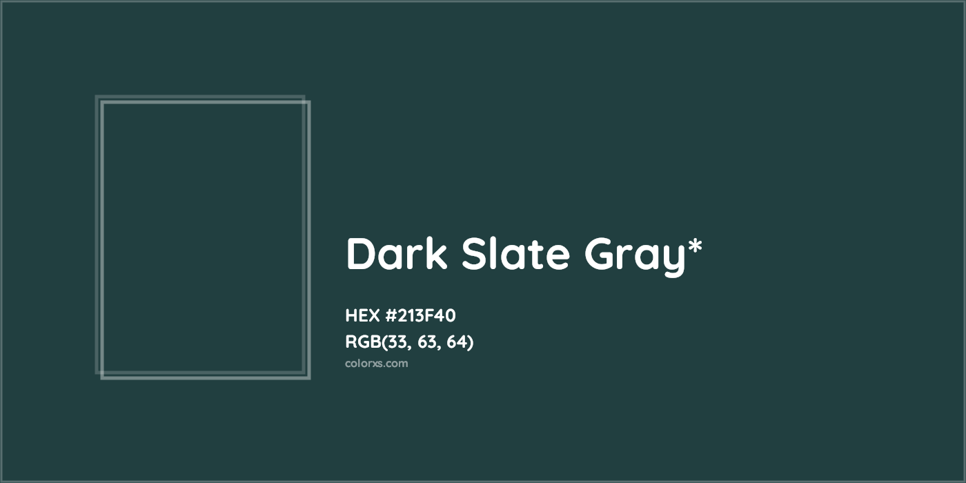HEX #213F40 Color Name, Color Code, Palettes, Similar Paints, Images